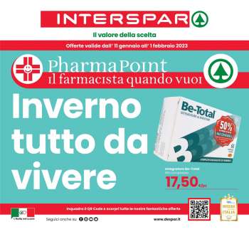 Volantino Interspar - 11/1/2023 - 1/2/2023.