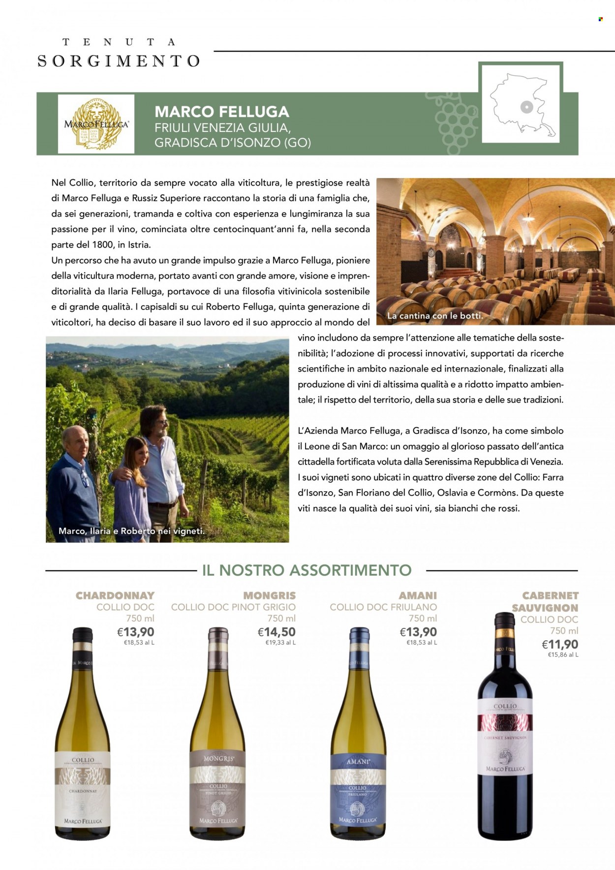 thumbnail - Volantino Migross - 12/1/2023 - 15/2/2023 - Prodotti in offerta - Cabernet, Cabernet Sauvignon, vino bianco, Chardonnay, Pinot Grigio, Sauvignon. Pagina 6.