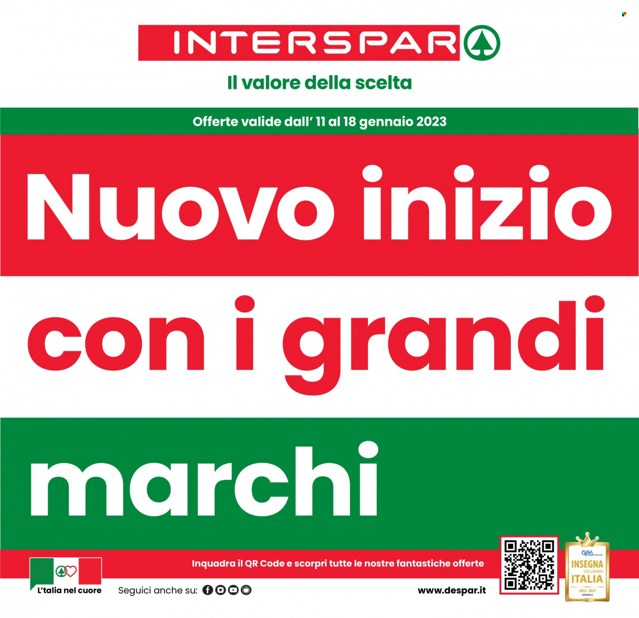 Volantino Interspar - 11/1/2023 - 18/1/2023. Pagina 1
