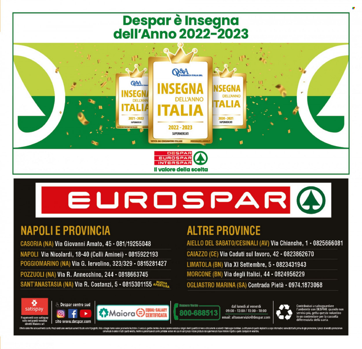 Volantino Eurospar - 12/1/2023 - 19/1/2023. Pagina 22