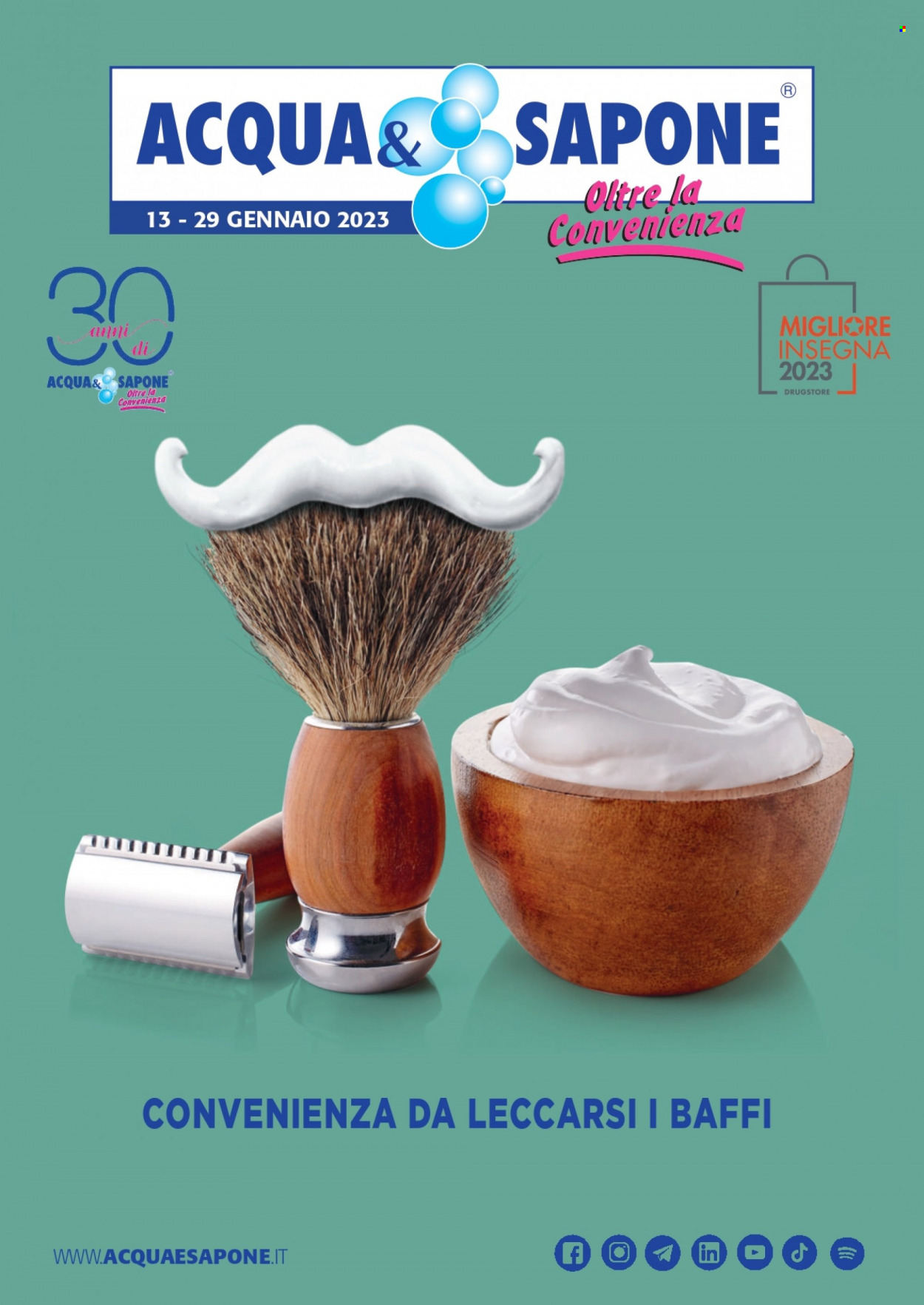 Volantino Acqua & Sapone - 13/1/2023 - 29/1/2023. Pagina 1