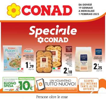 Volantino Conad - 19/1/2023 - 1/2/2023.