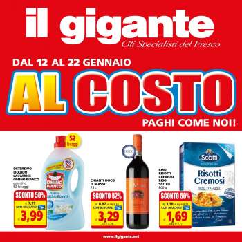 Volantino Il Gigante - 12/1/2023 - 22/1/2023.