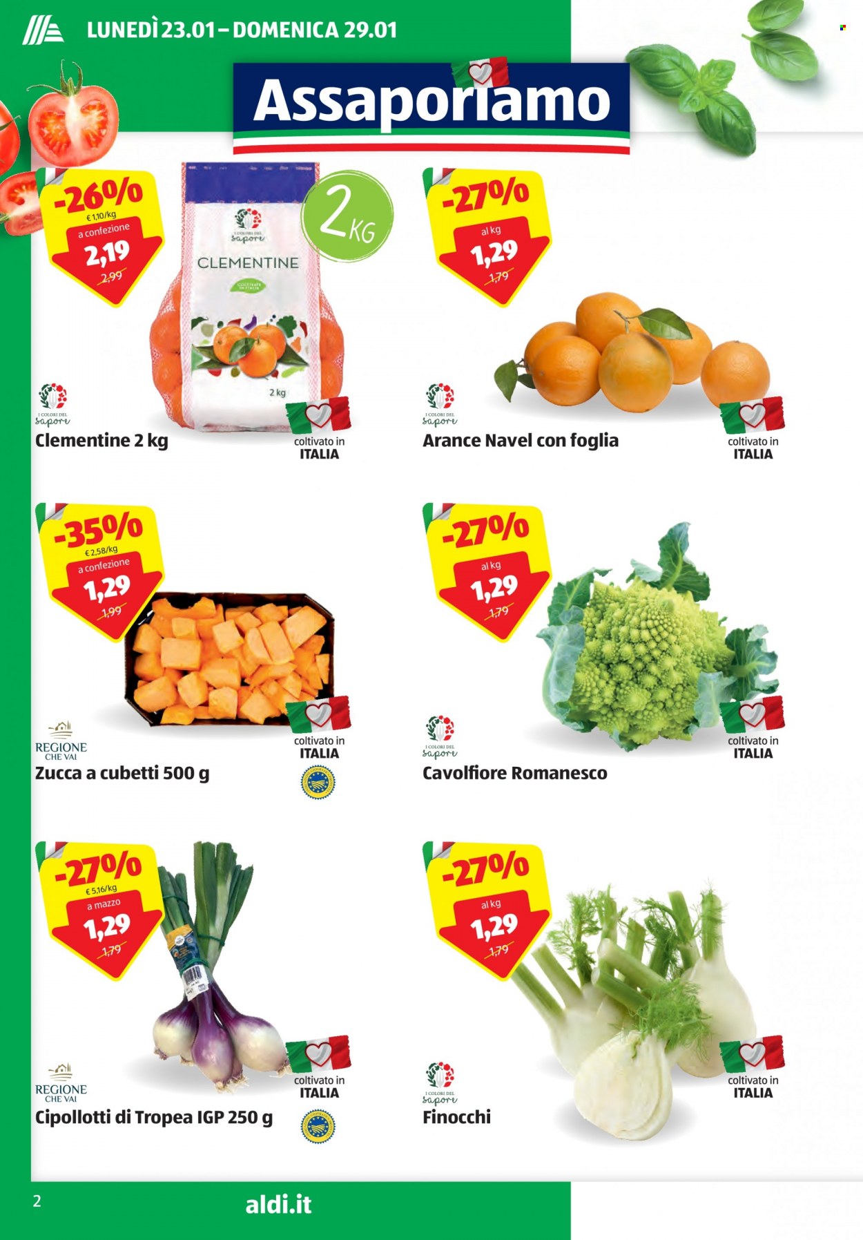 Volantino Aldi - 23/1/2023 - 29/1/2023. Pagina 2
