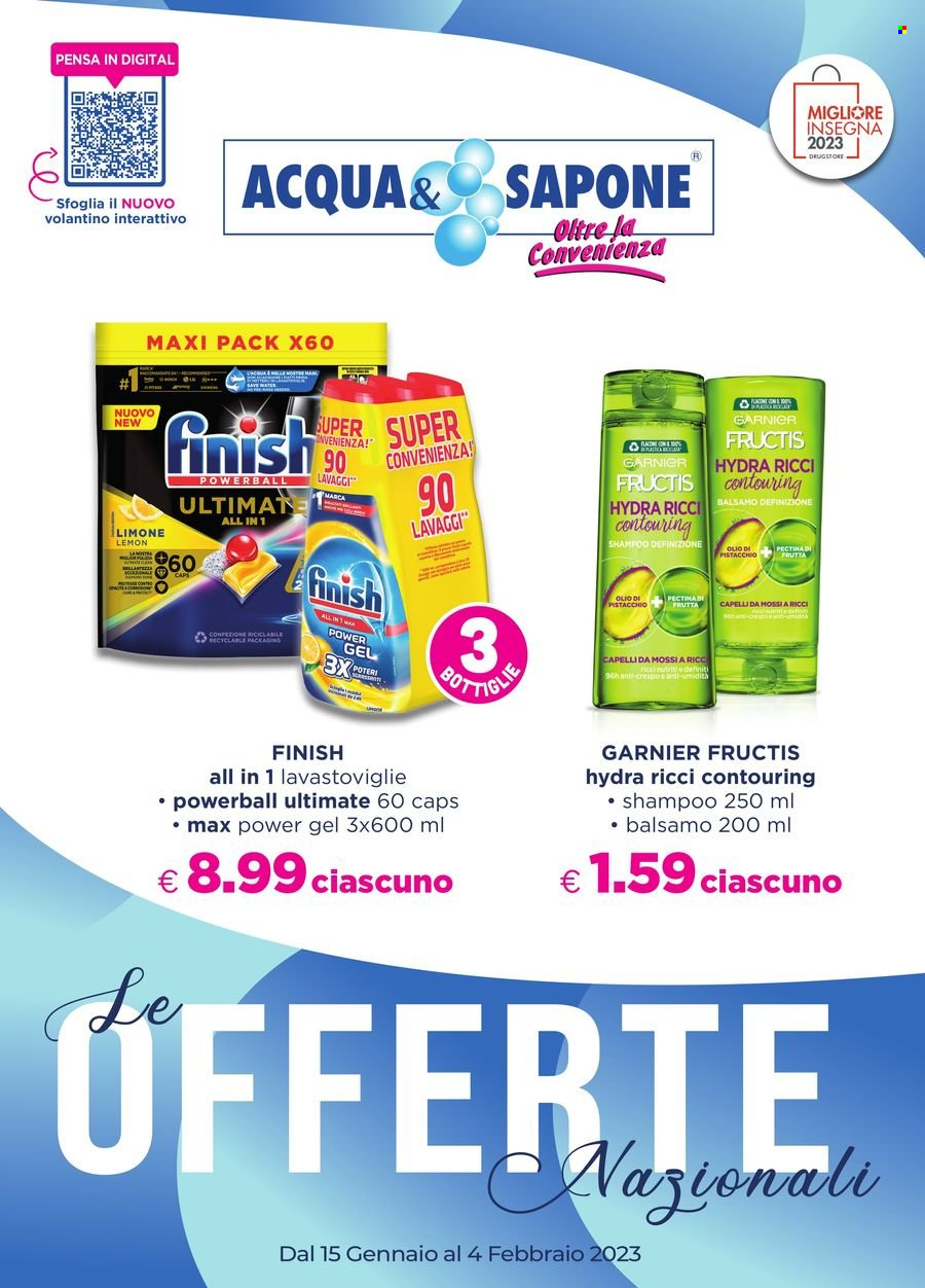 Volantino Acqua & Sapone - 15/1/2023 - 4/2/2023. Pagina 1