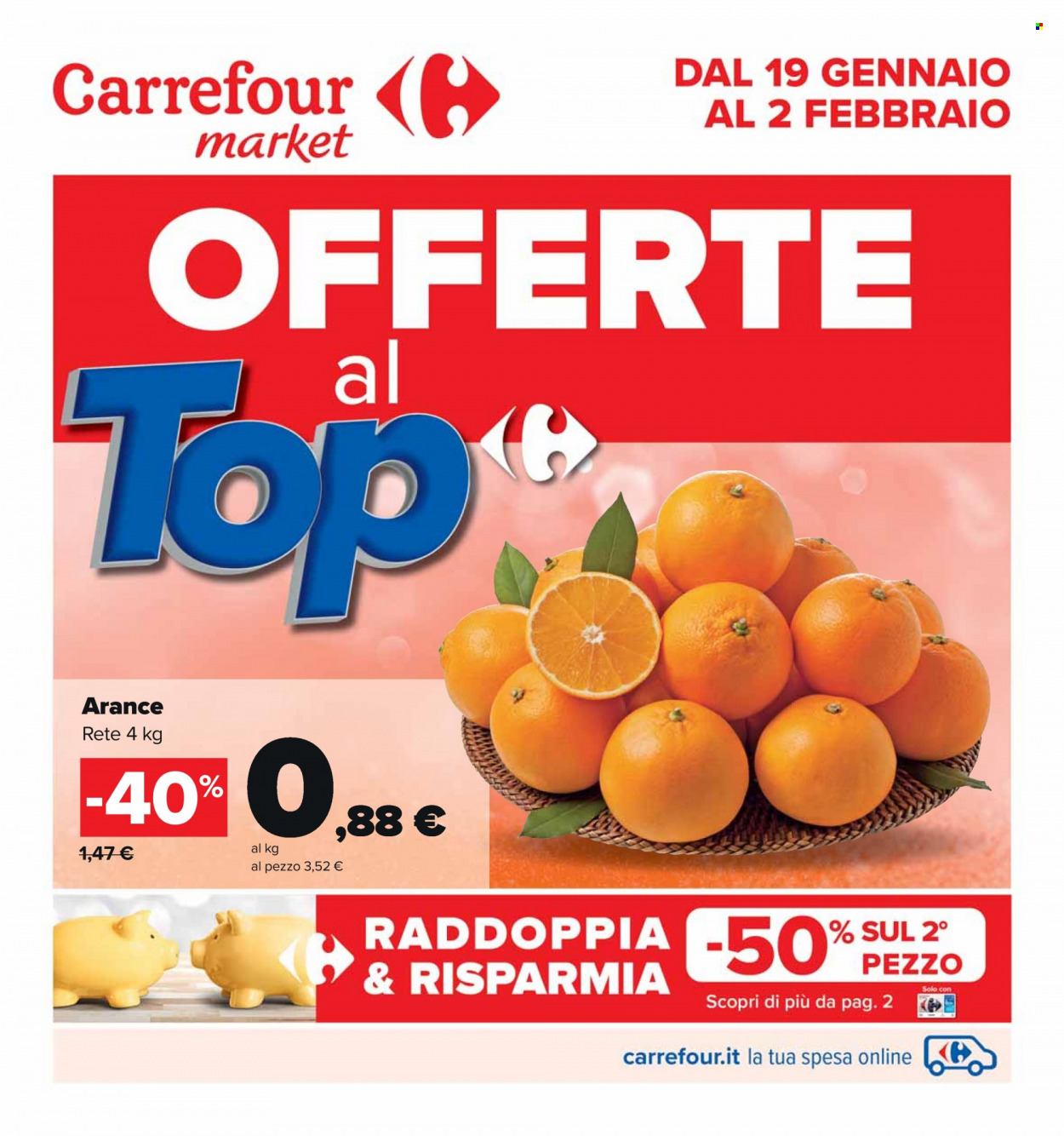 Leták Carrefour - 19.1.2023 - 2.2.2023. Strana 1