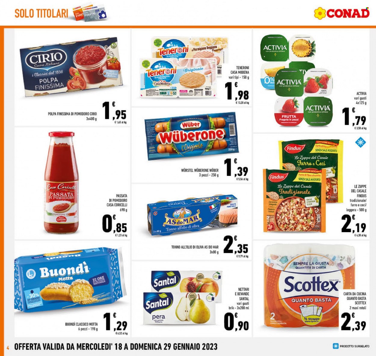 Volantino Conad - 18/1/2023 - 29/1/2023. Pagina 4