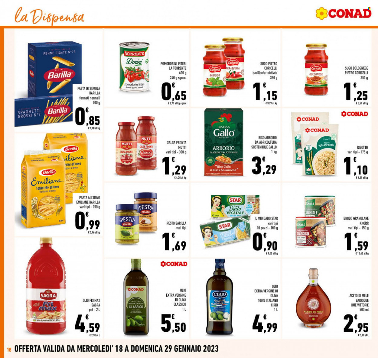 Volantino Conad - 18/1/2023 - 29/1/2023. Pagina 16