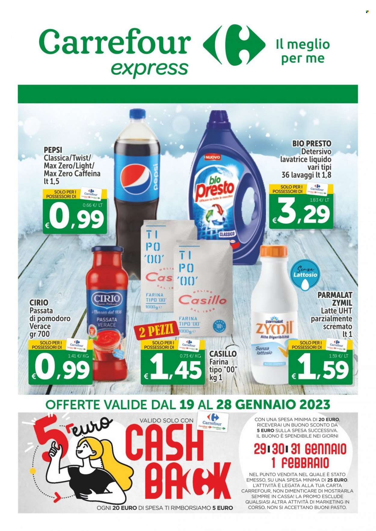 Leták Carrefour - 19.1.2023 - 28.1.2023. Strana 1