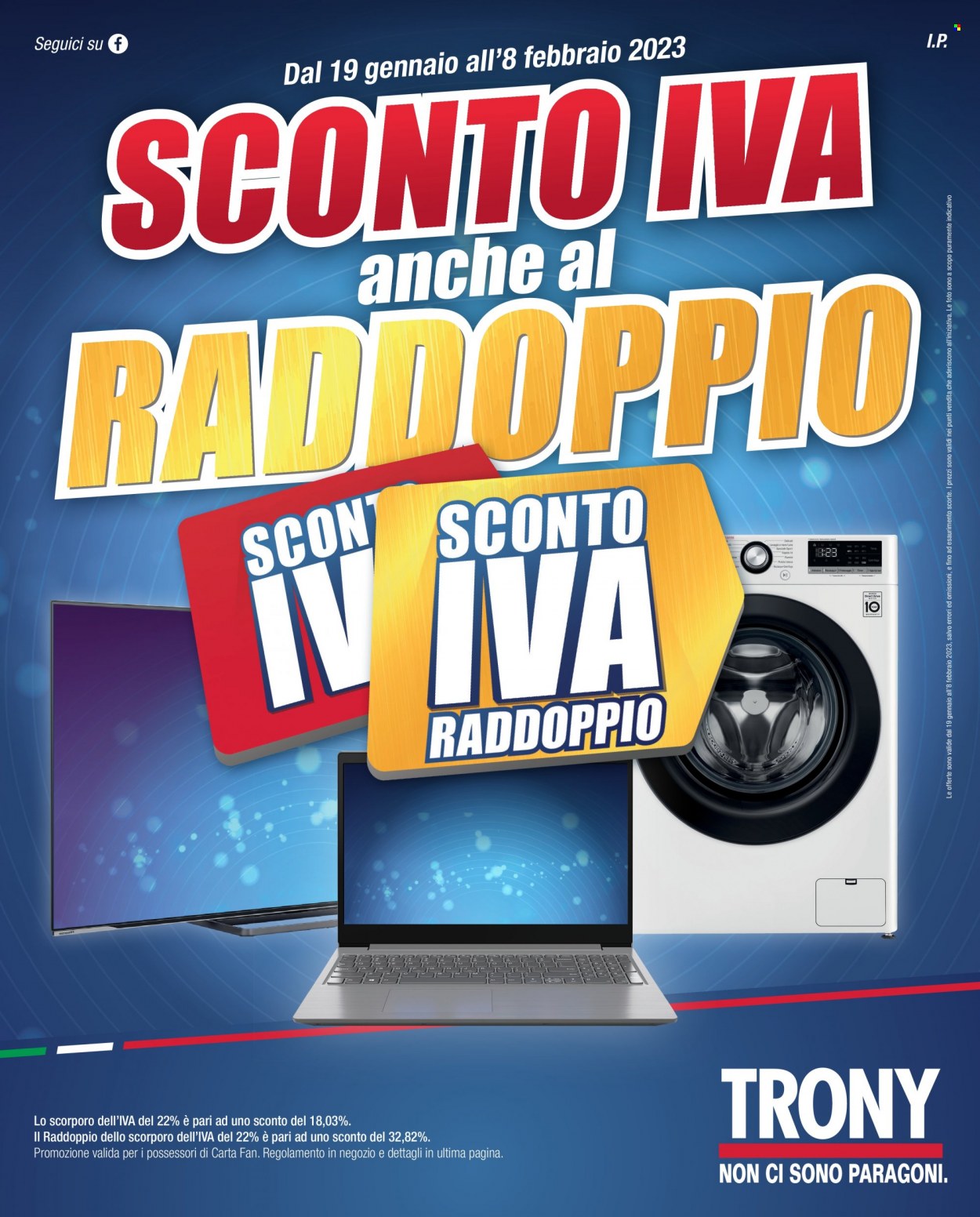Leták Trony - 19.1.2023 - 8.2.2023. Strana 1
