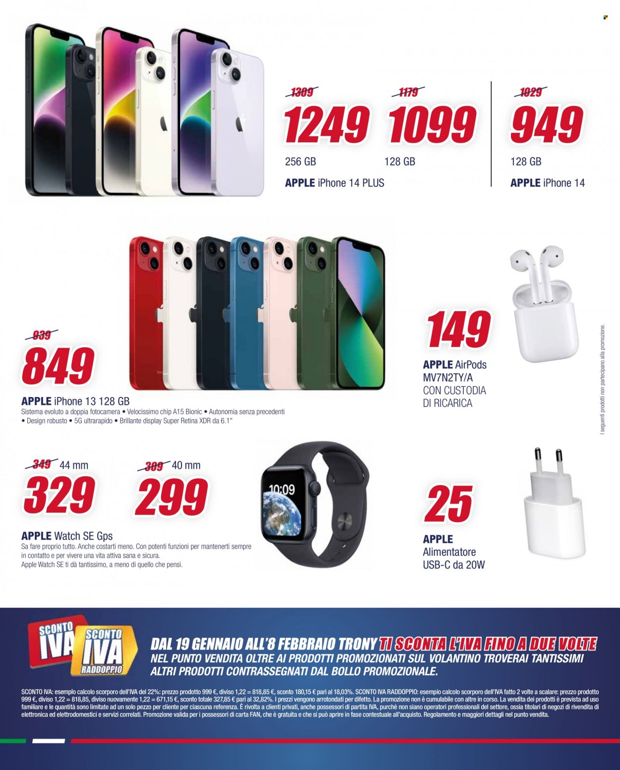 Volantino Trony - 19/1/2023 - 8/2/2023. Pagina 22