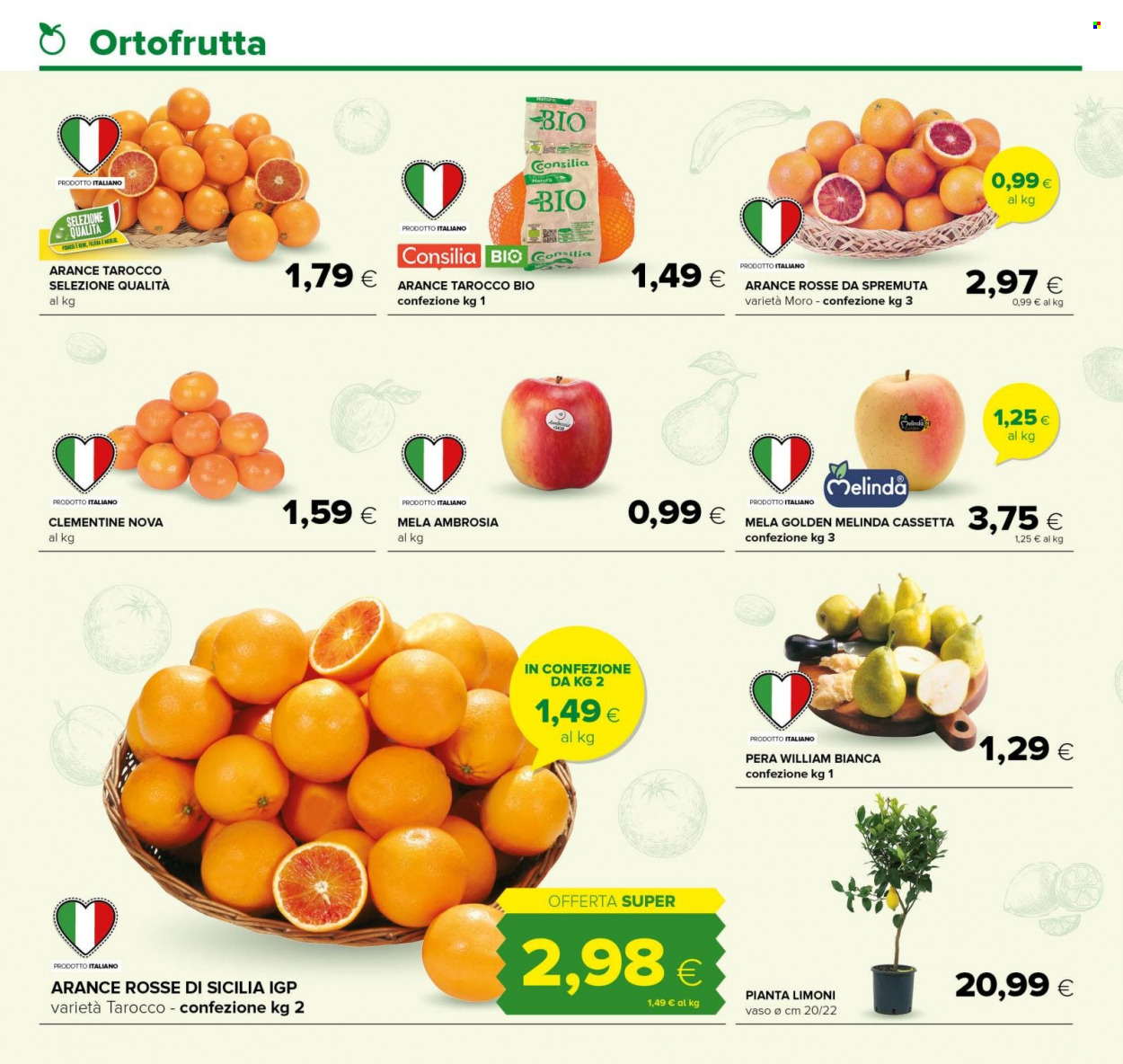 thumbnail - Volantino Oasi - 19/1/2023 - 1/2/2023 - Prodotti in offerta - limoni, clementine, spremuta. Pagina 6.