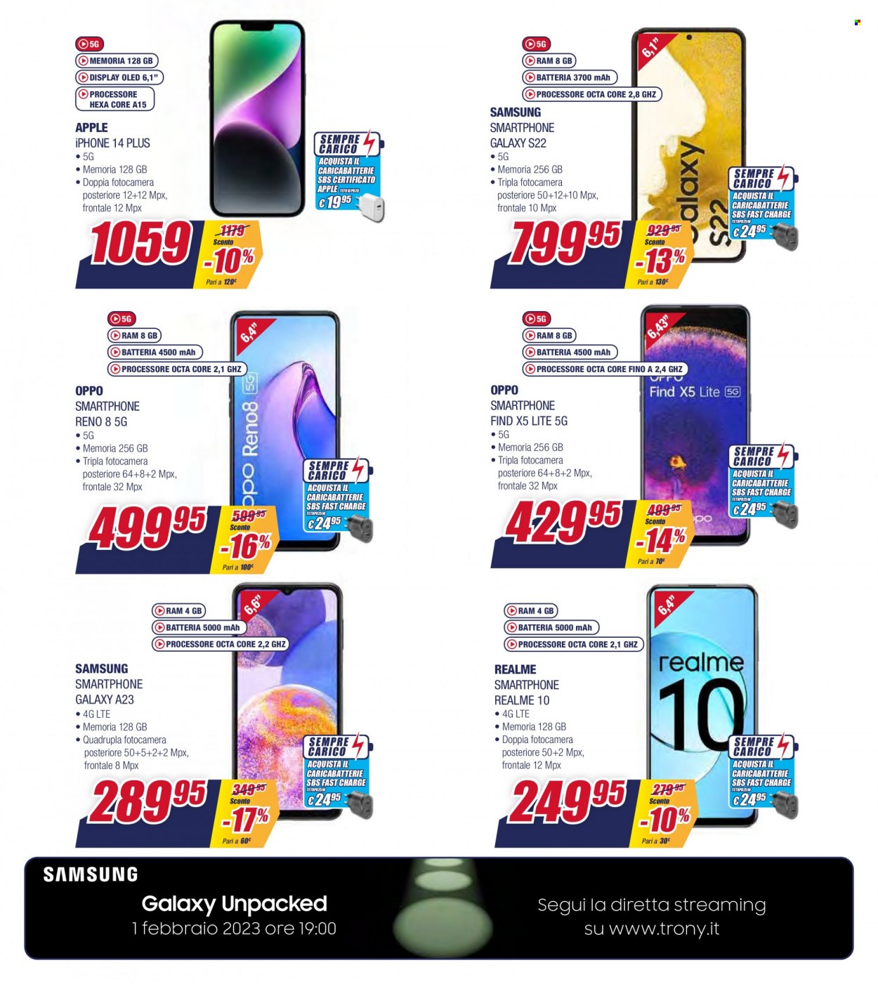 Volantino Trony - 19/1/2023 - 8/2/2023. Pagina 21