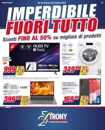 Volantino Trony - 19/1/2023 - 8/2/2023.