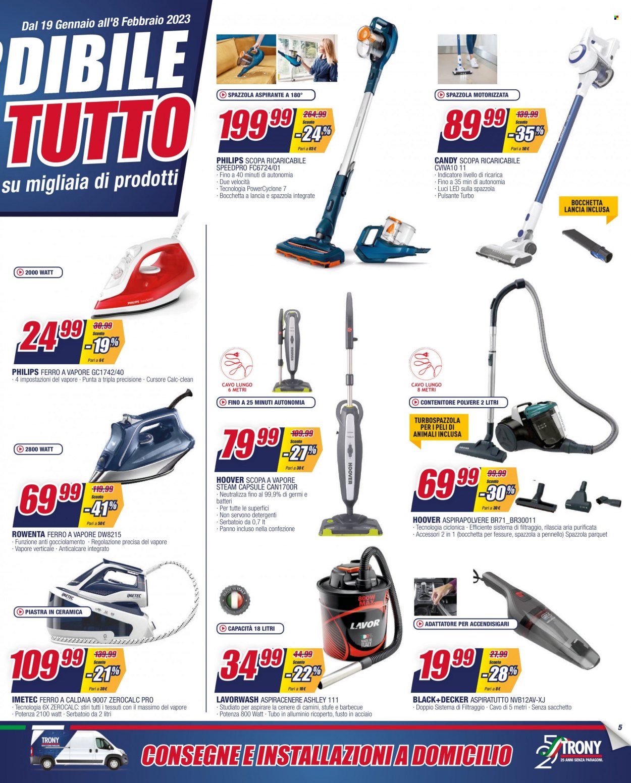 Volantino Trony - 19/1/2023 - 8/2/2023. Pagina 5