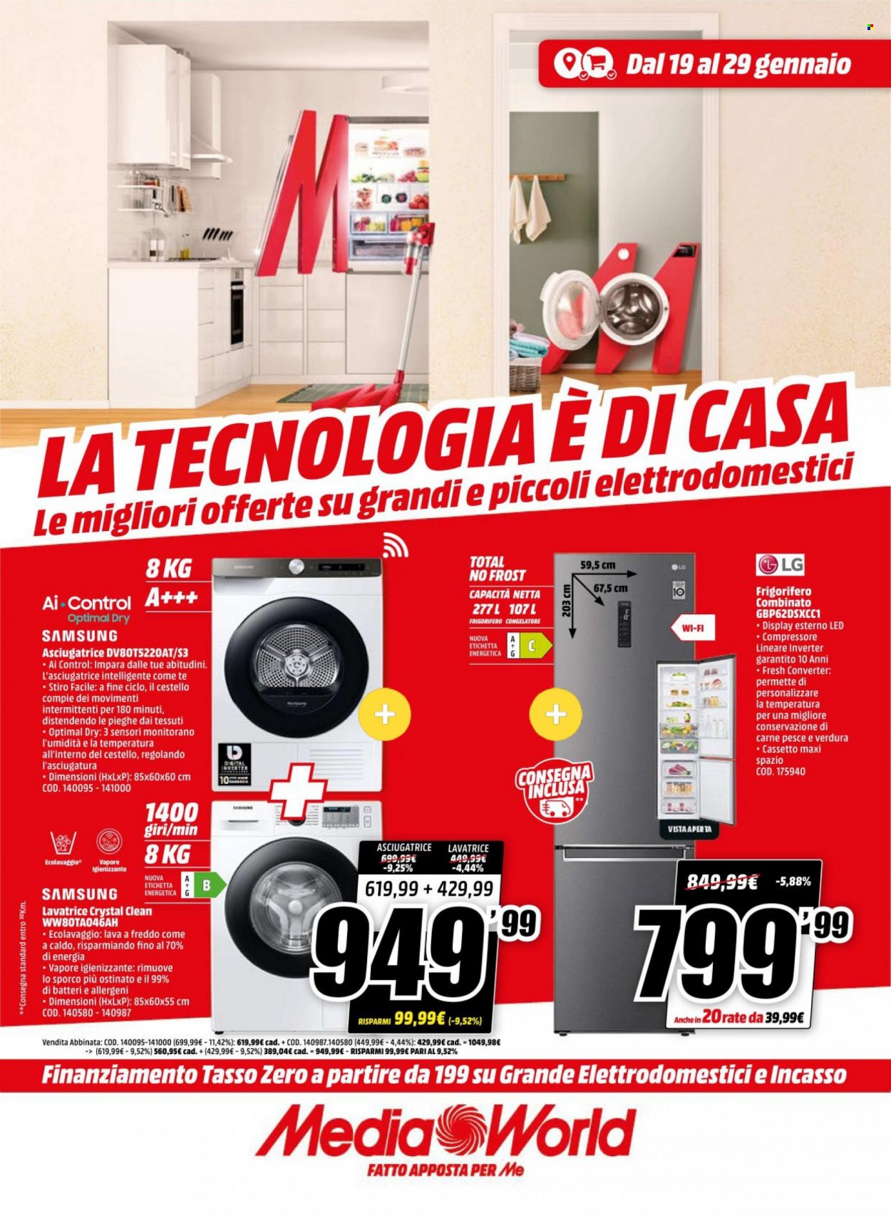 Volantino MediaWorld - 19/1/2023 - 29/1/2023. Pagina 1