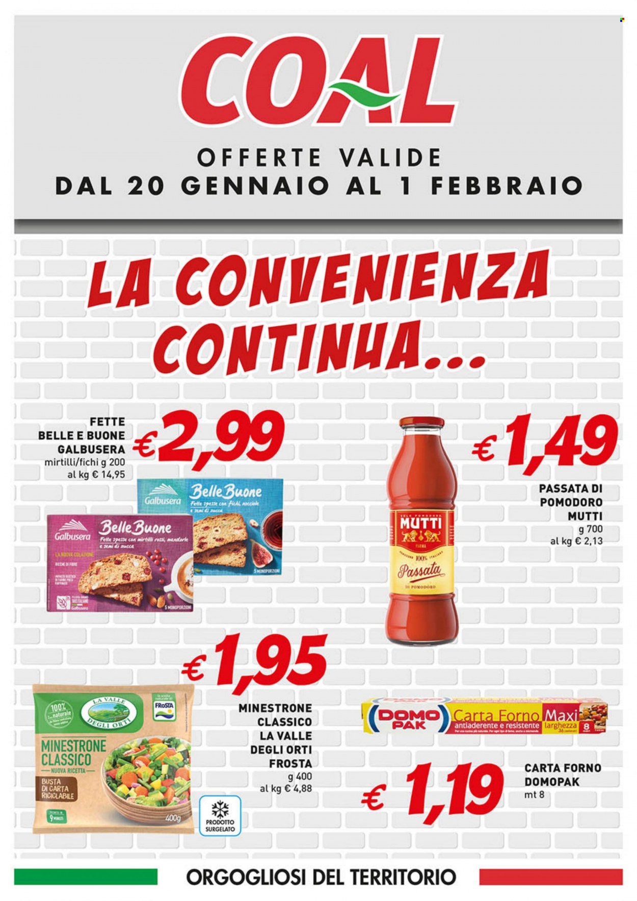 Volantino COAL - 20/1/2023 - 1/2/2023. Pagina 1