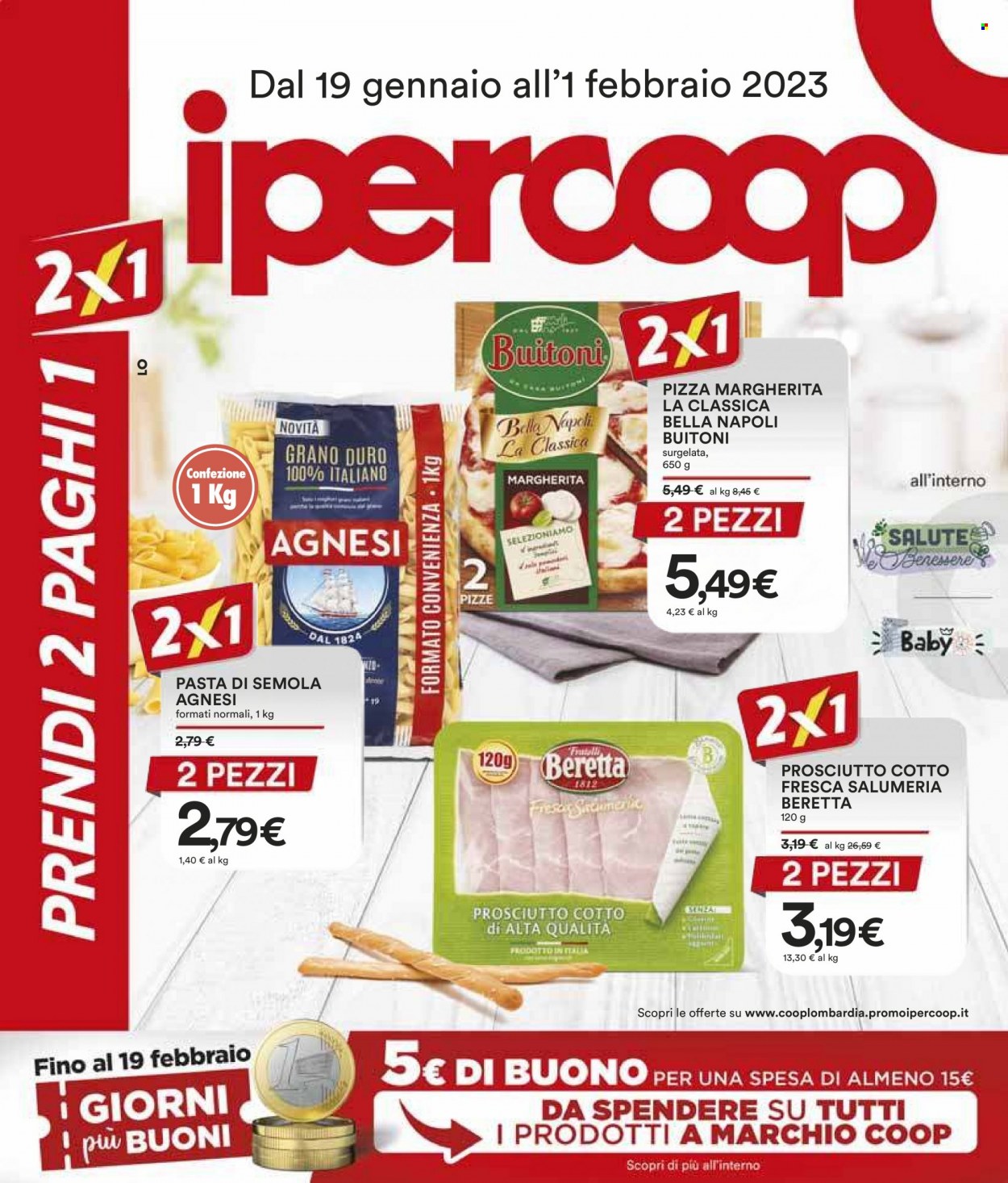Volantino Coop - 19/1/2023 - 1/2/2023. Pagina 1