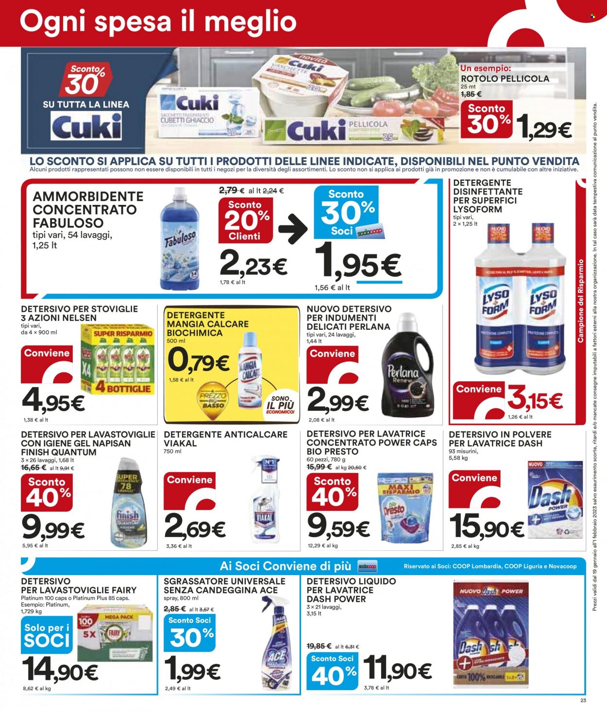 Volantino Coop - 19/1/2023 - 1/2/2023. Pagina 23