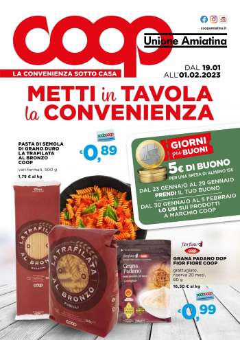 Volantino Coop - 19/1/2023 - 1/2/2023.