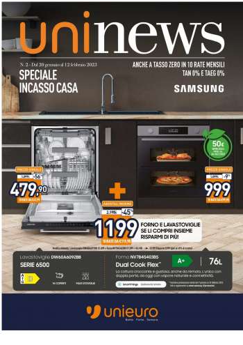 Volantino Unieuro - 20/1/2023 - 2/2/2023.
