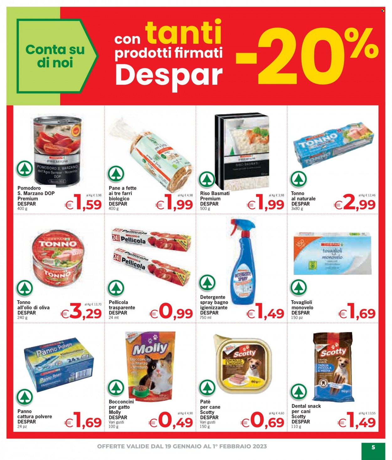 Leták Eurospar - 20.1.2023 - 20.1.2023. Strana 5