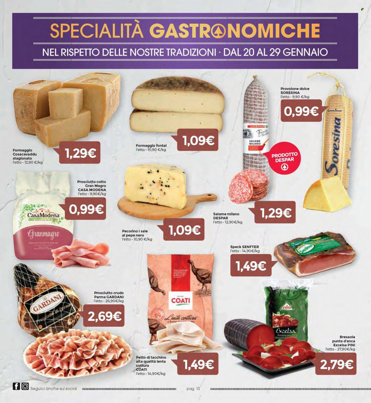 Volantino Eurospar - 20/1/2023 - 29/1/2023. Pagina 10