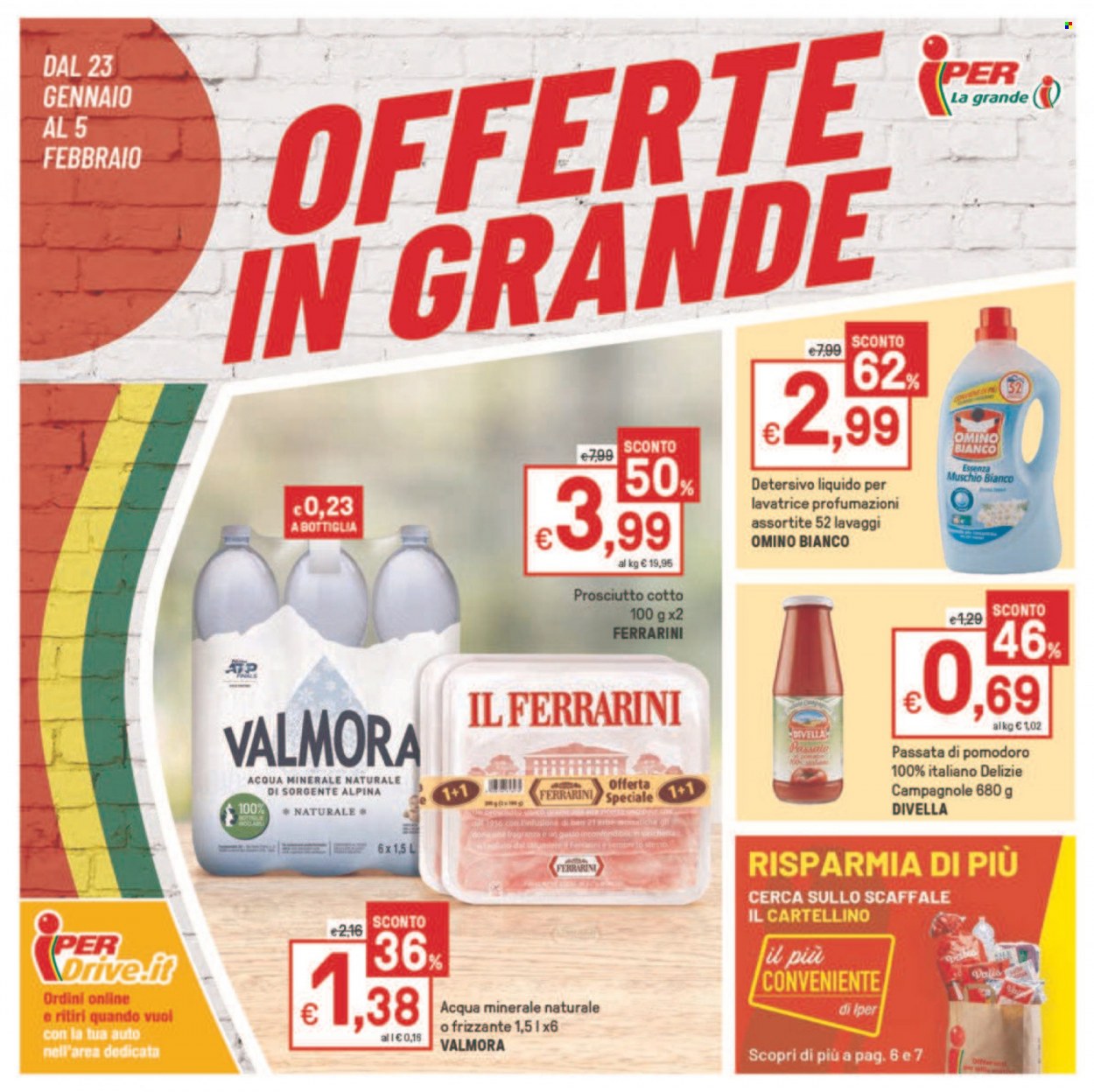 Volantino Iper, La grande i - 23/1/2023 - 5/2/2023. Pagina 1