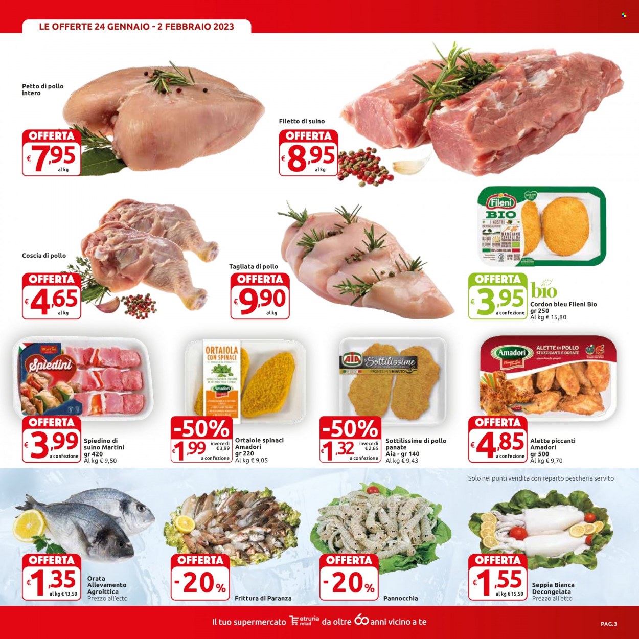 Volantino Carrefour - 24/1/2023 - 2/2/2023. Pagina 3