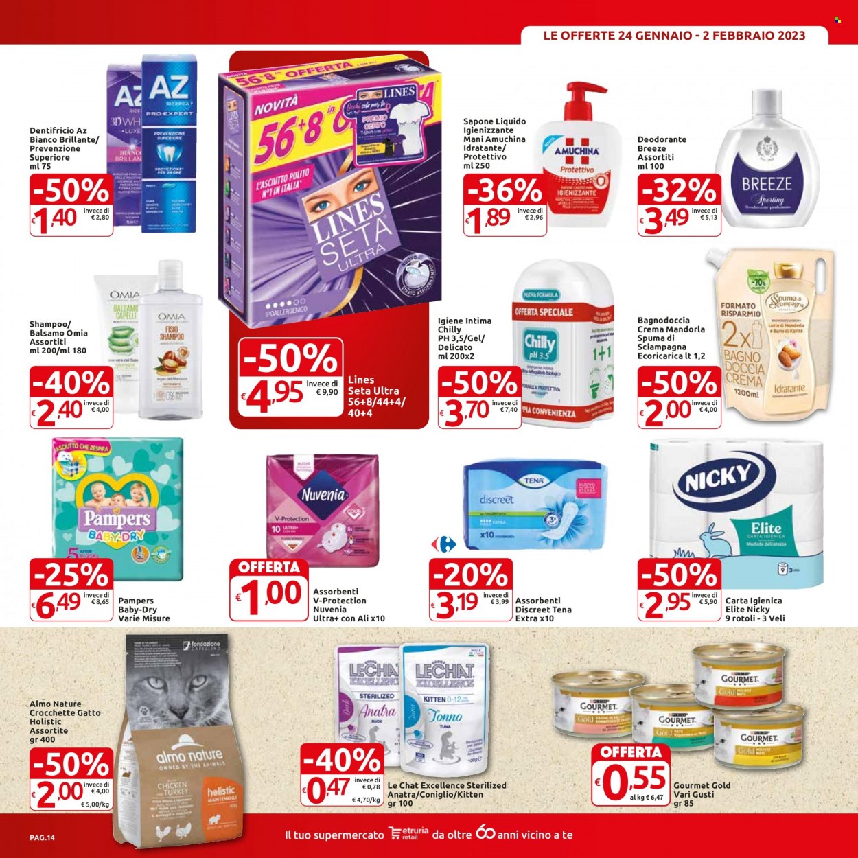 Volantino Carrefour - 24/1/2023 - 2/2/2023. Pagina 14