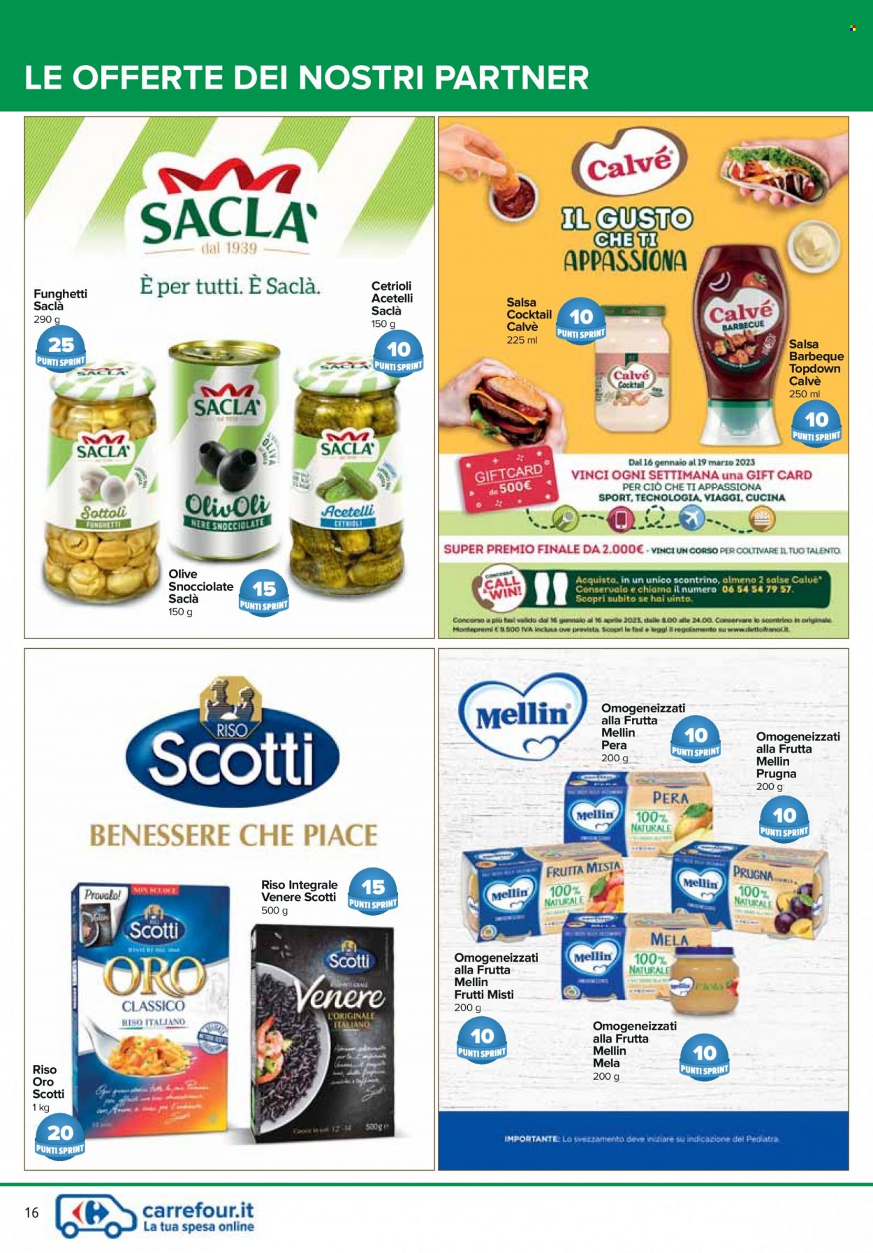 Volantino Carrefour - 26/1/2023 - 7/2/2023. Pagina 16