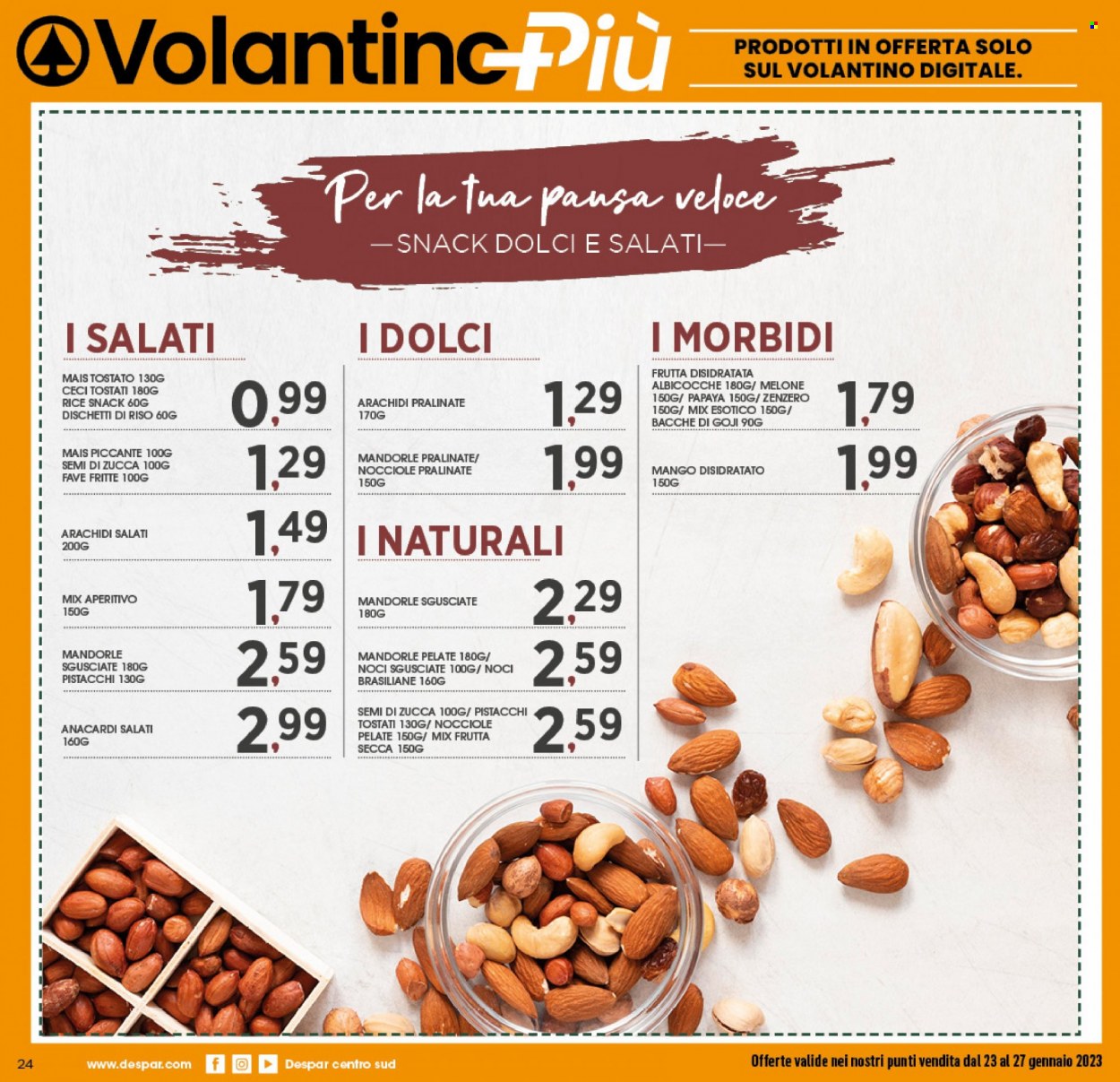 Volantino Eurospar - 23/1/2023 - 27/1/2023. Pagina 24