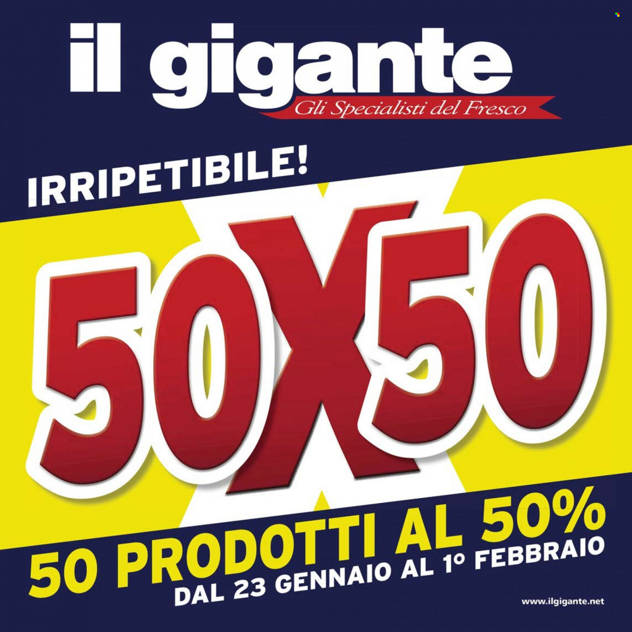 Volantino Il Gigante - 23/1/2023 - 1/2/2023. Pagina 1