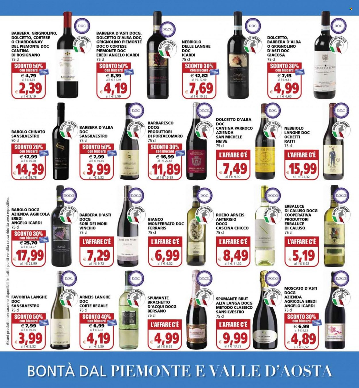 thumbnail - Volantino Il Gigante - 23/1/2023 - 1/2/2023 - Prodotti in offerta - Chicco, Barolo, vino bianco, vino rosso, Spumante, Chardonnay, Moscato d'Asti, vino, Barbera d'Asti, Moscato, angelo. Pagina 16.