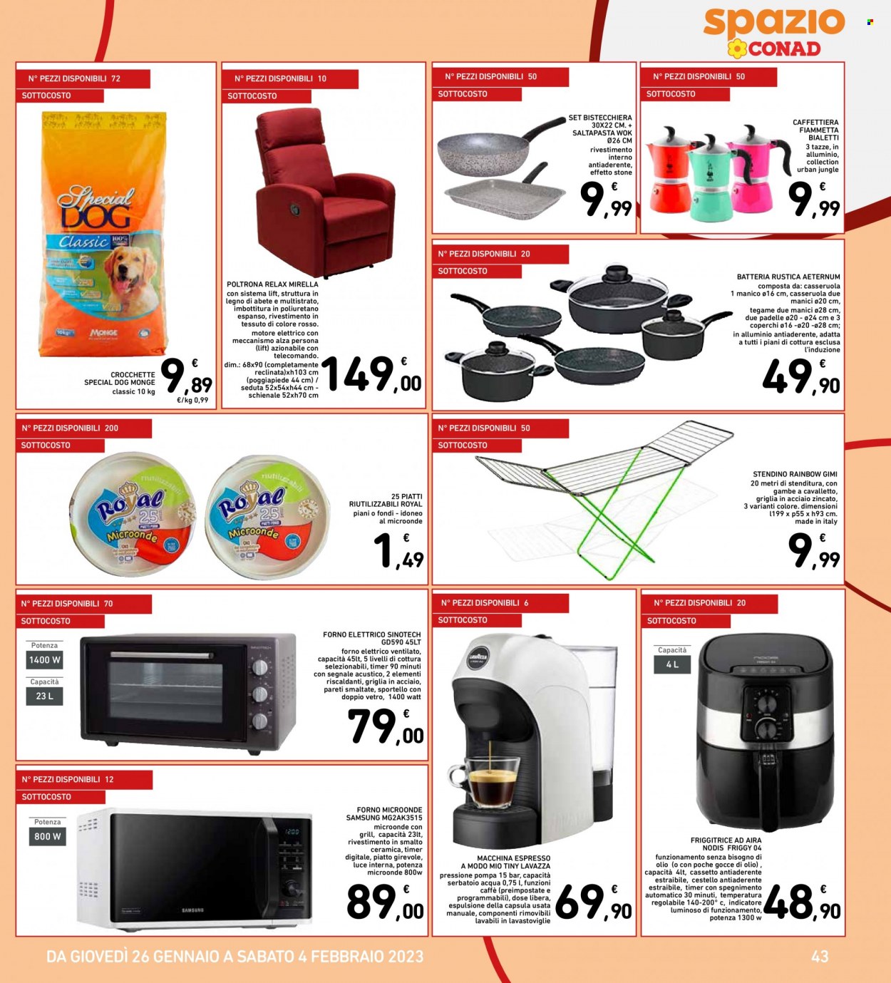 Volantino Conad - 26/1/2023 - 4/2/2023. Pagina 43