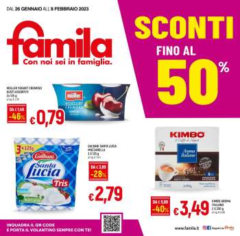 Volantino Famila - 26/1/2023 - 8/2/2023.