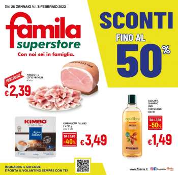 Volantino Famila - 26/1/2023 - 8/2/2023.