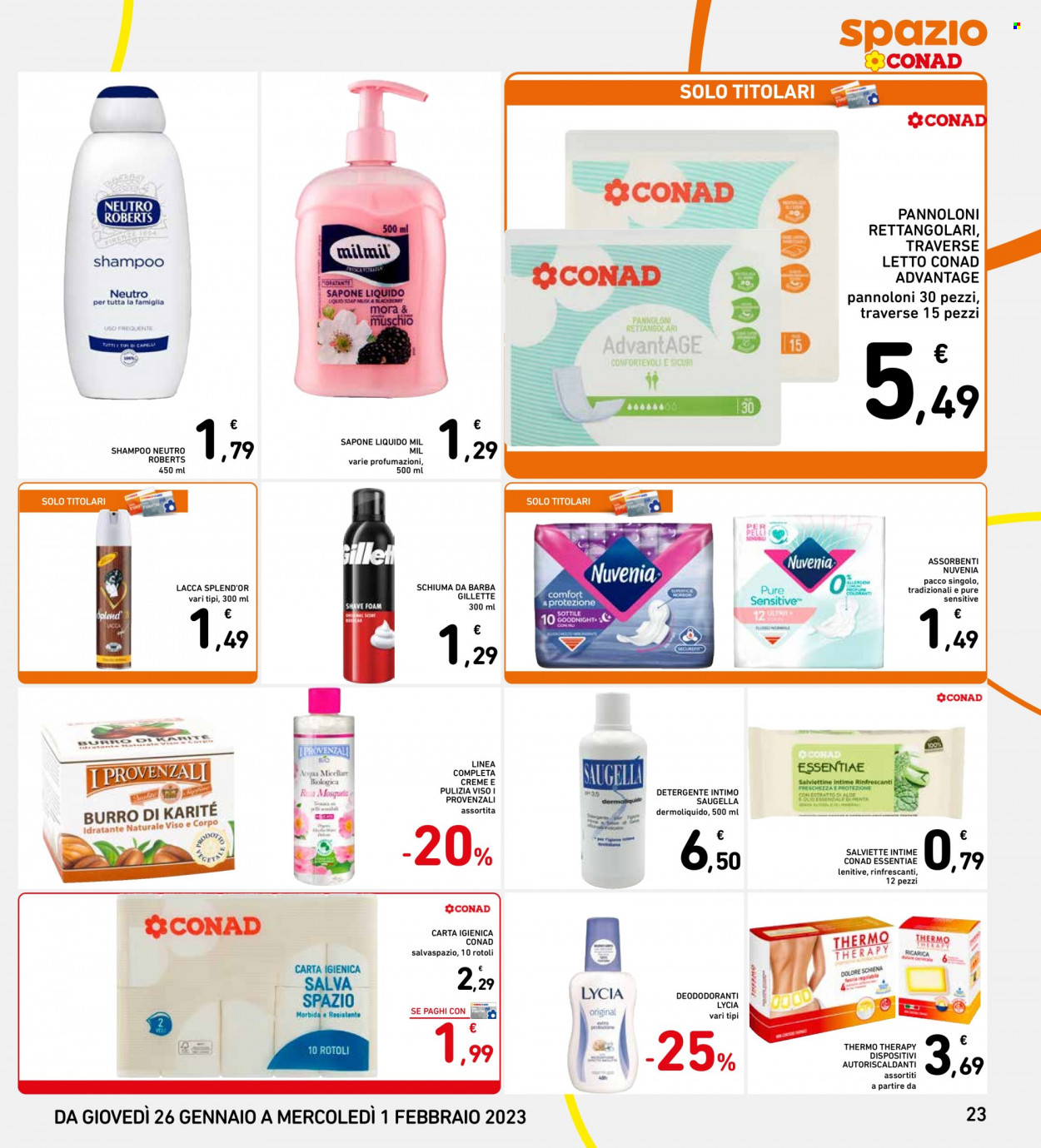 Volantino Conad - 26/1/2023 - 1/2/2023. Pagina 23