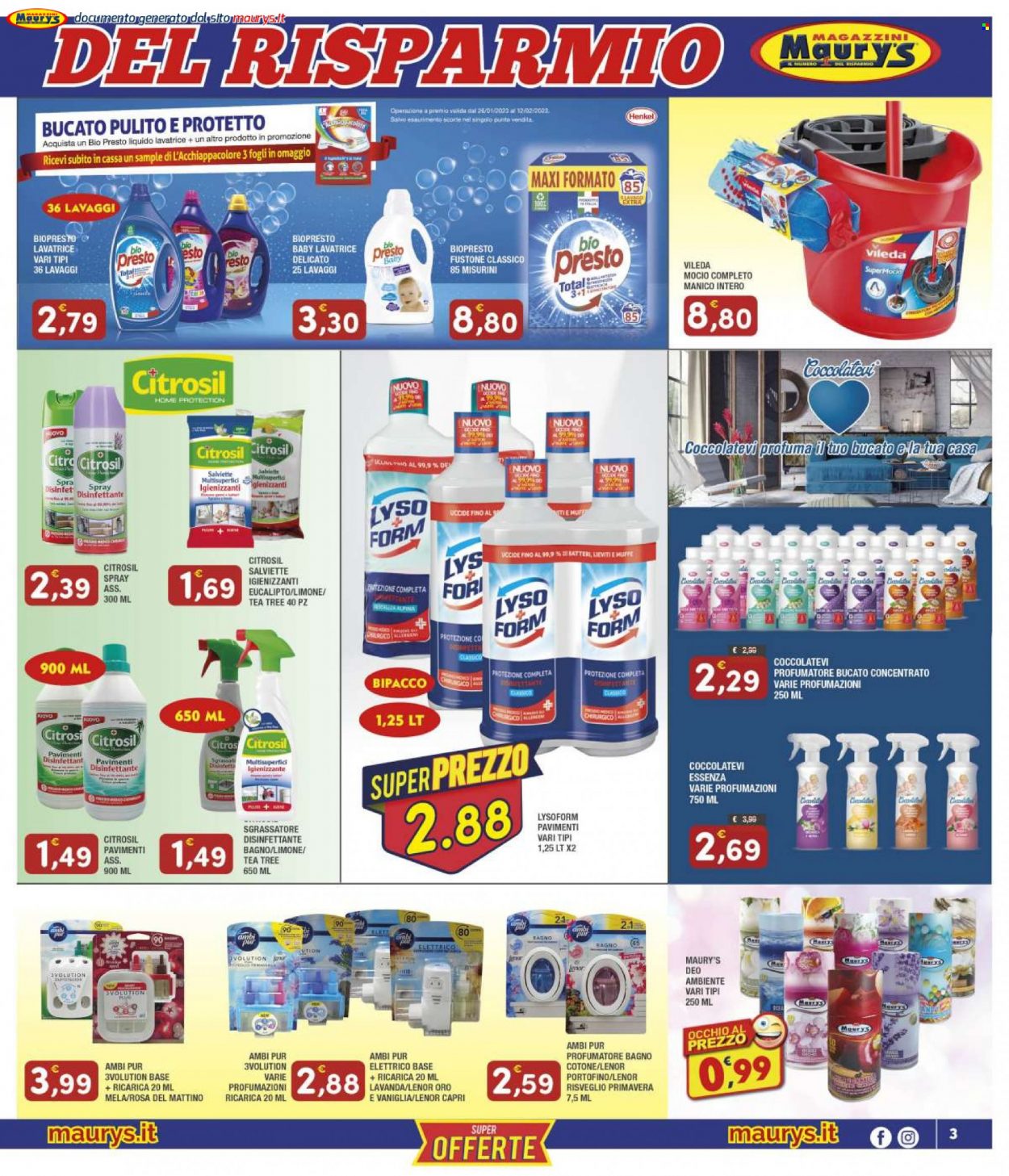 Volantino Maury's - 28/1/2023 - 11/2/2023. Pagina 3