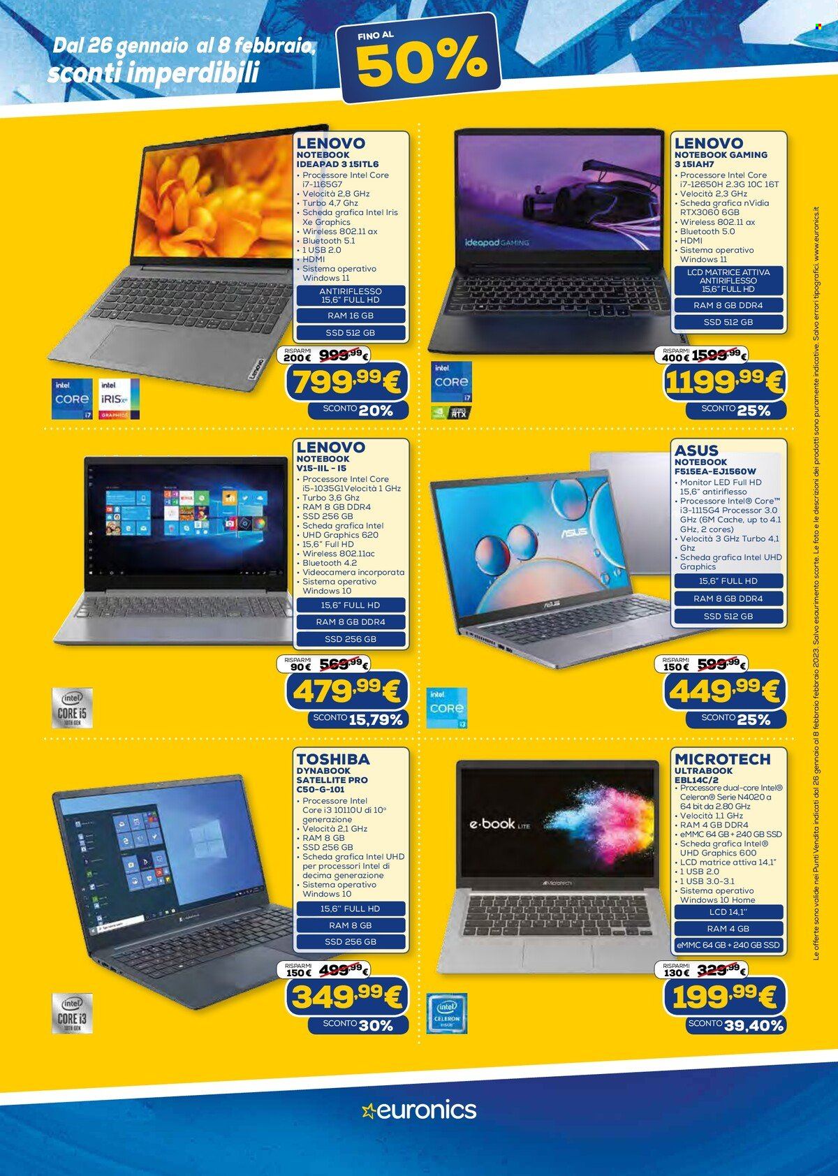 Volantino Euronics - 26/1/2023 - 8/2/2023. Pagina 9