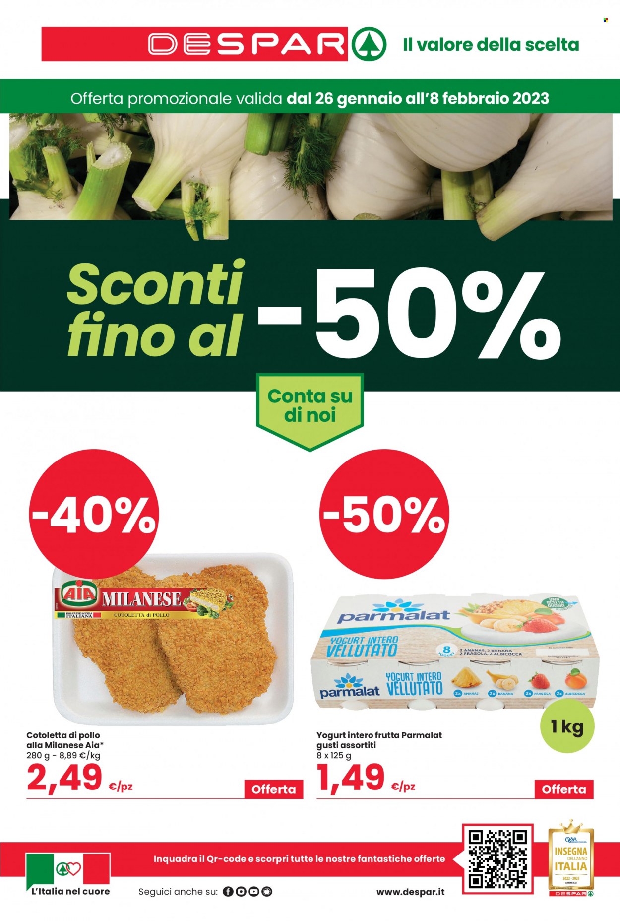 Volantino Despar - 26/1/2023 - 8/2/2023. Pagina 1