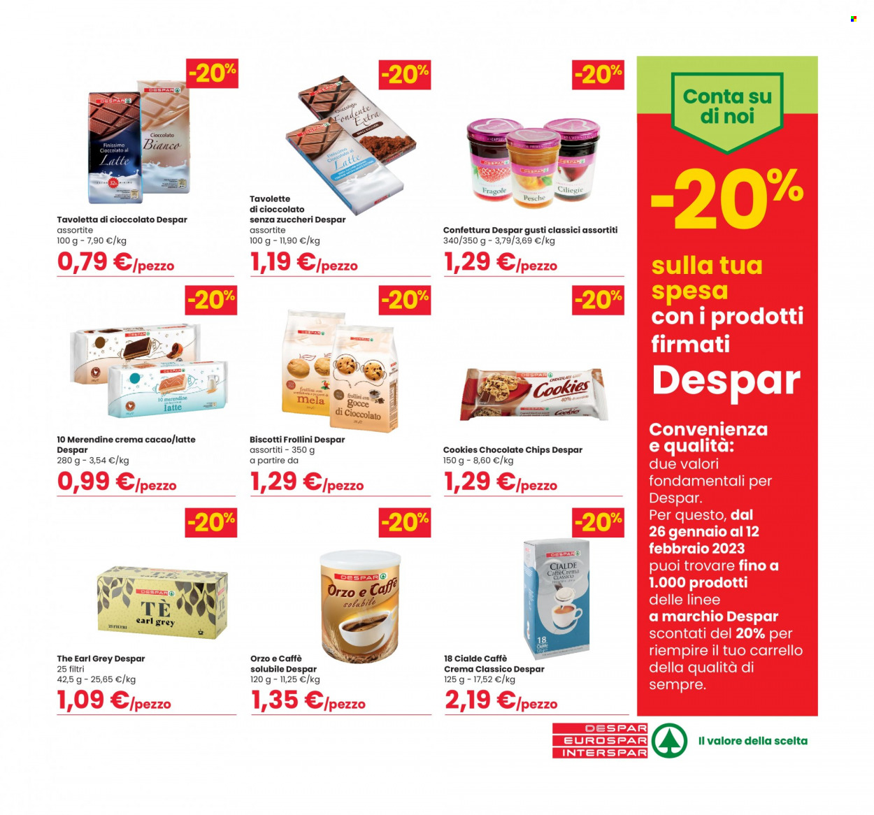 Volantino Despar - 26/1/2023 - 12/2/2023. Pagina 9