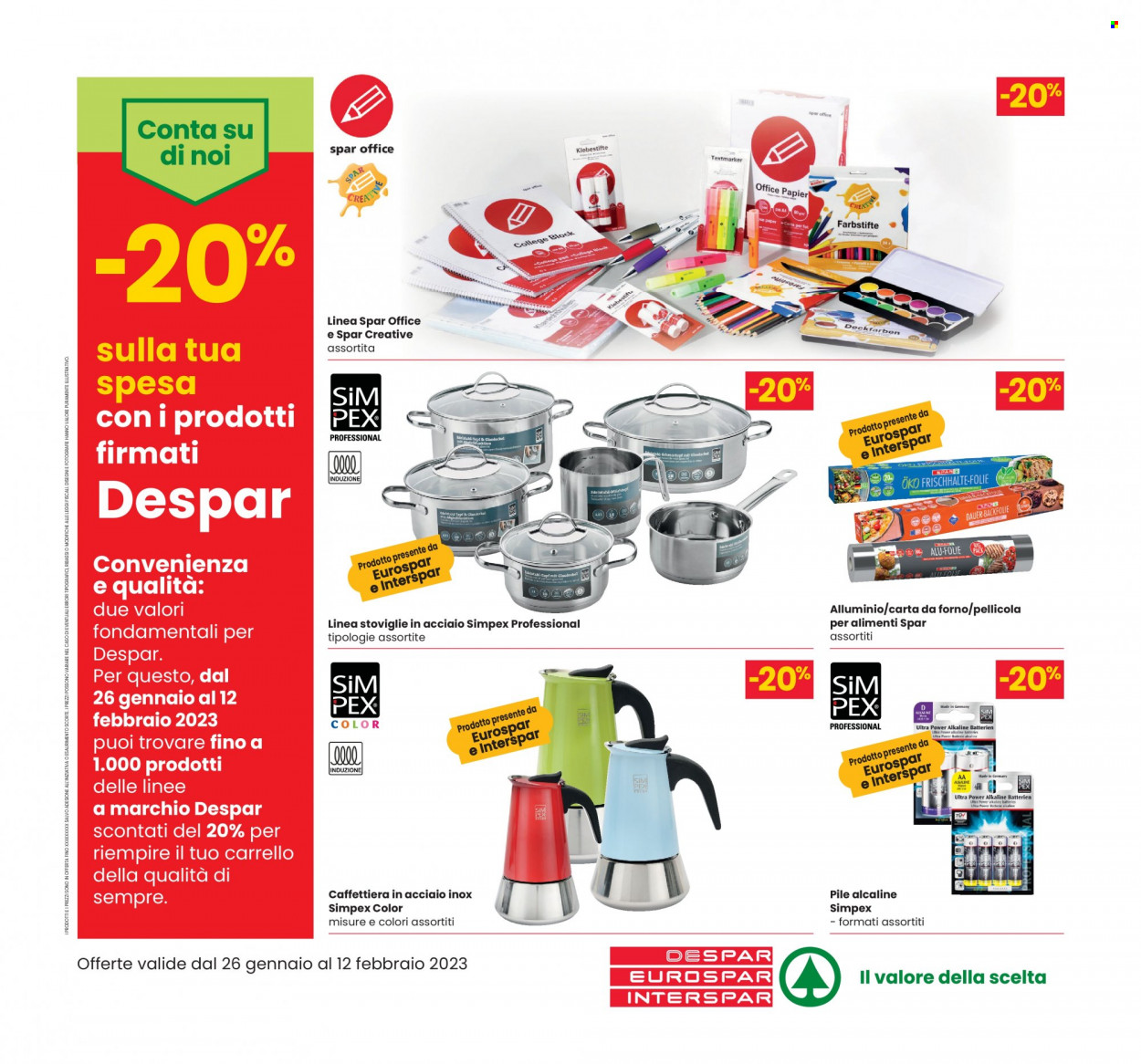 Volantino Despar - 26/1/2023 - 12/2/2023. Pagina 16