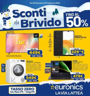 Volantino Euronics - 26/1/2023 - 8/2/2023.