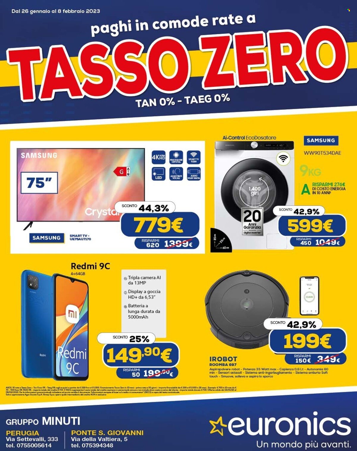 Volantino Euronics - 26/1/2023 - 8/2/2023. Pagina 1