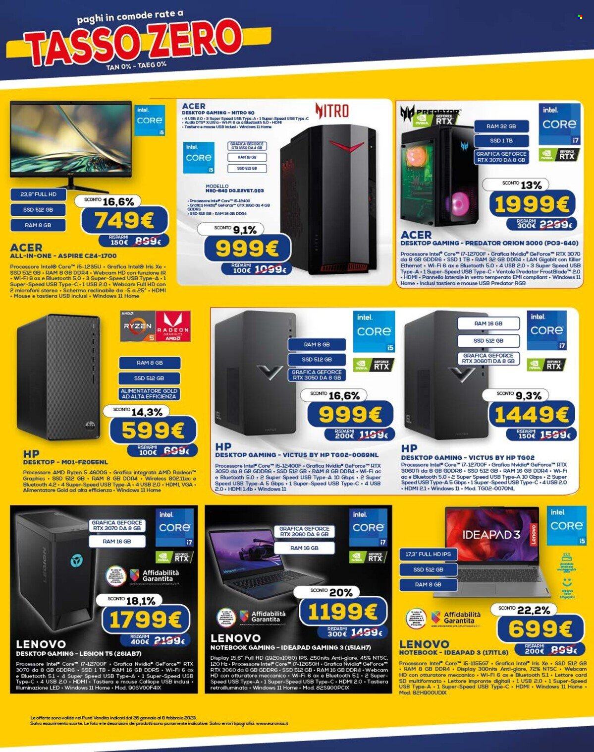 Volantino Euronics - 26/1/2023 - 8/2/2023. Pagina 8