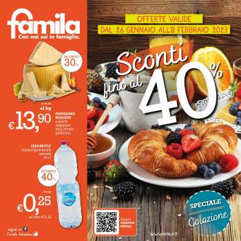 Volantino Famila - 26/1/2023 - 8/2/2023.