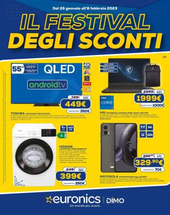 Volantino Euronics - 26/1/2023 - 8/2/2023.