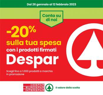 Volantino Eurospar - 26/1/2023 - 12/2/2023.