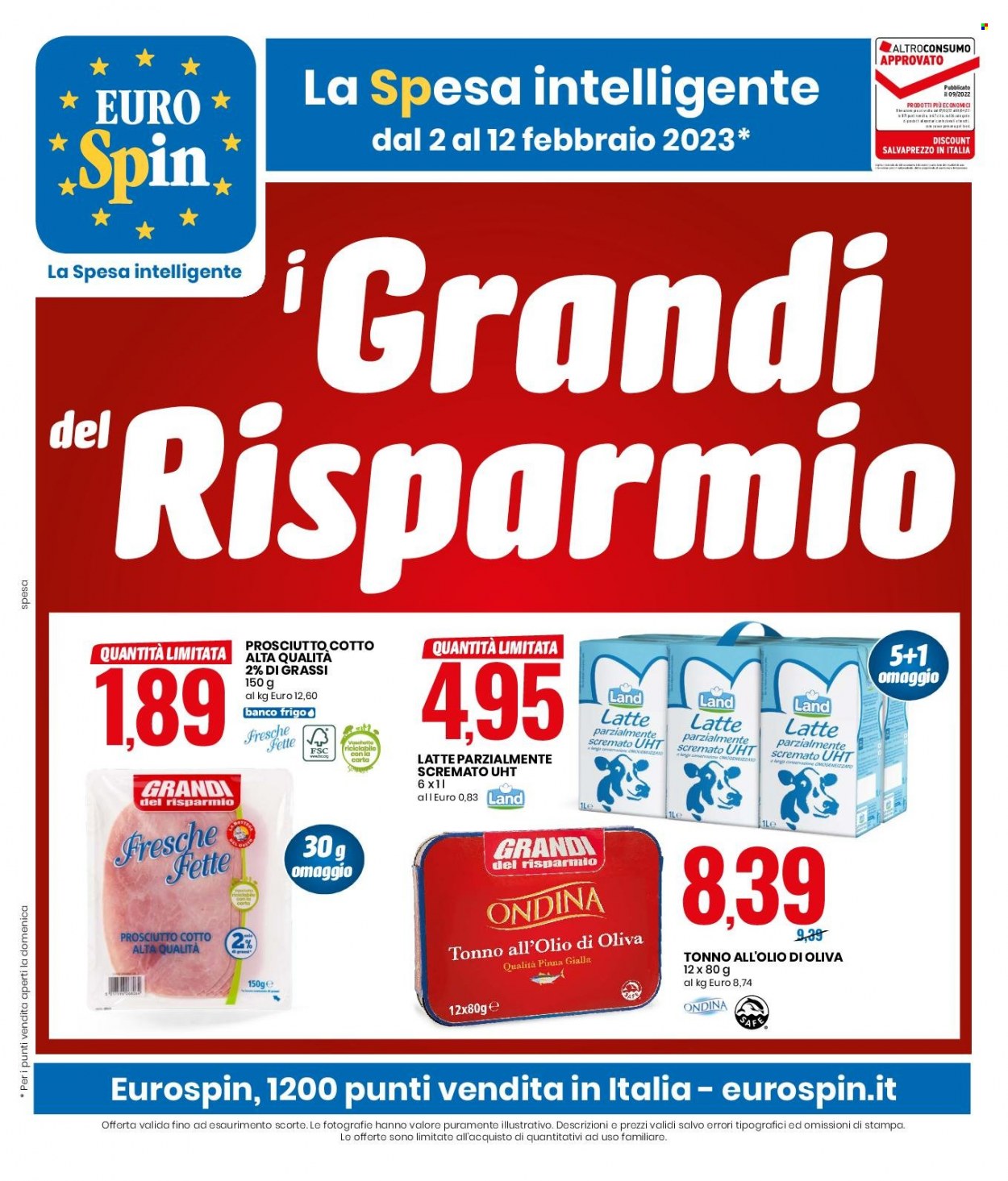 Volantino EuroSpin. Pagina 1